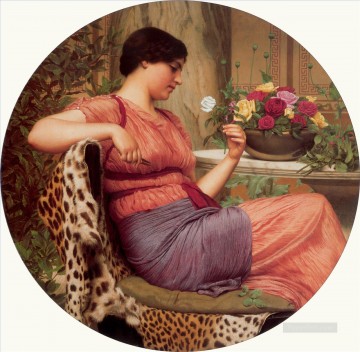 バラの時代 1916年 新古典主義の女性 ジョン・ウィリアム・ゴッドワード Oil Paintings